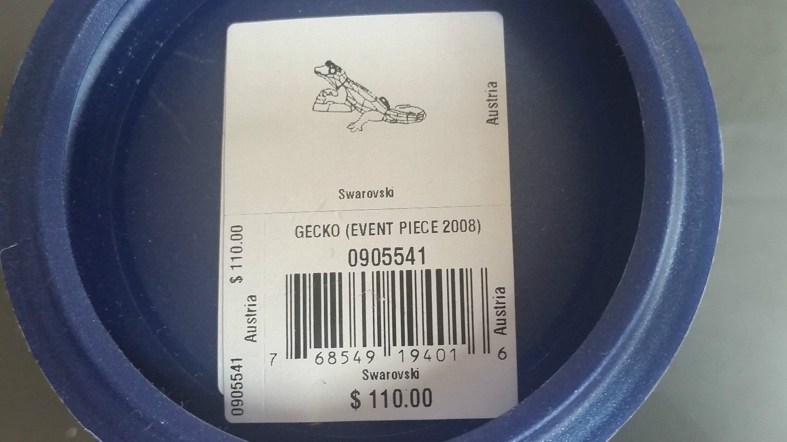 Amazon.de: Swarovski Figur Gecko 905541 SCS 2008 Kristallfigur